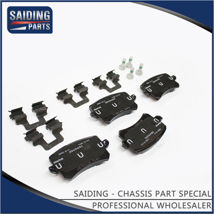 Saiding 3c0615415c Pastillas de freno de disco traseras originales para Volkswagen Passat