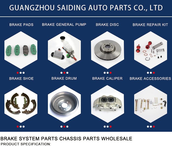 Pastilhas de freio semimetálicas Saiding Auto Parts 1K0698451c para Volkswagen Auto Parts