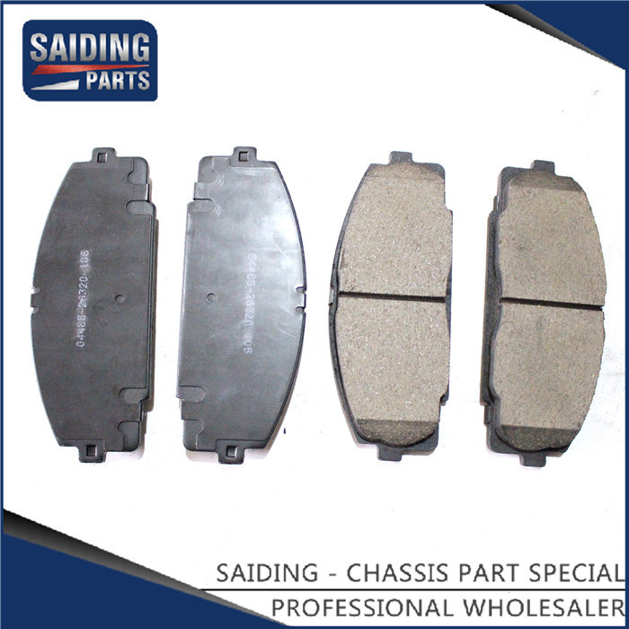 Saiding Genuine Auto Parts 04465-26320 Pastillas de freno de cerámica para Toyota Hiace 08/1989-01/2006 Lh102 Lh113 Rzh105 2L 3L 5L